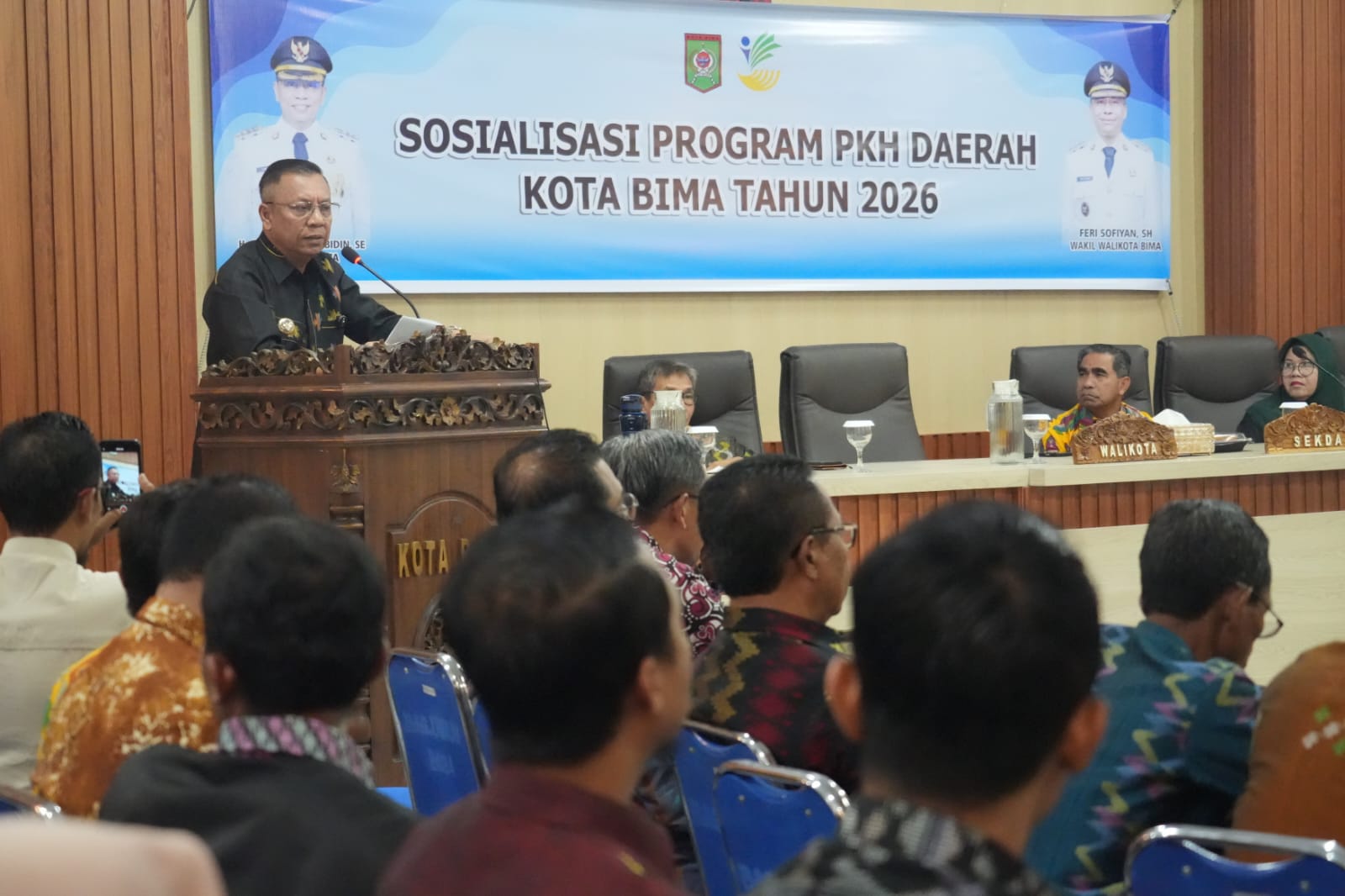 PKH Daerah 2026 Diperkuat, Wali Kota Bima Pastikan Bantuan Tepat Sasaran